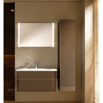 Тумба под умывальник Keuco ROYAL REFLEX 34060 140000 487 мм х 796 мм х 450 мм, корпус матовый лак/фасад стекло трюфель