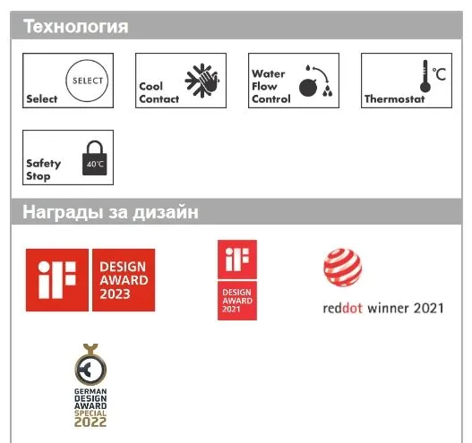 Термостат для душа HANSGROHE ShowerTablet Select 400 24360000 цвет Хром