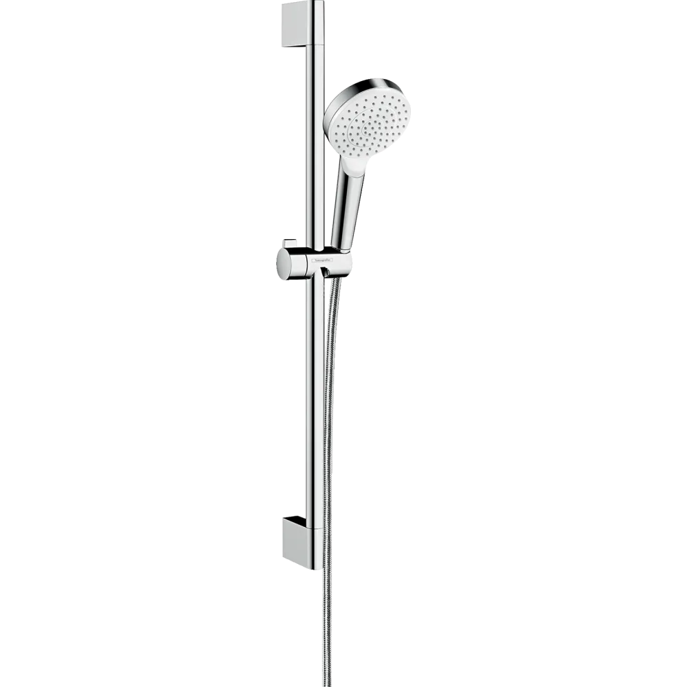 Душевой гарнитур со штангой 65 см Hansgrohe Crometta 1jet 26533400 Белый/Хром