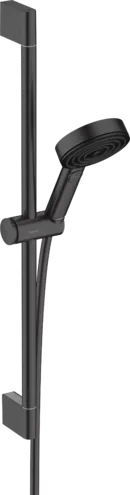 Душевой набор Hansgrohe Pulsify Select S 24161670 105 3jet Relaxation EcoSmart, со штангой 650 мм, матовый чёрный