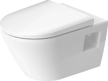 Унитаз подвесной Duravit D-Neo Rimless 2578090000 370 мм х 540 мм, с вертикальным смывом, без смывного края, белый