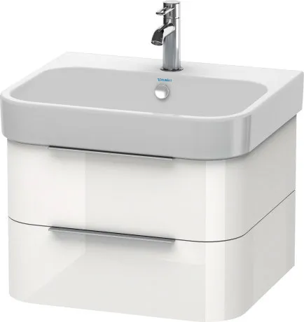 Тумба подвесная под раковину Duravit Happy D2 H2 6363 2222 белый глянцевый
