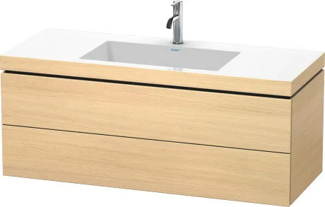 Тумба подвесная с раковиной Duravit L-Cube LC6929O7171 дуб средиземноморский