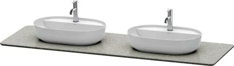 Столешница для раковины Duravit Luv LU9467B3333 кварцевый камень серый структурный