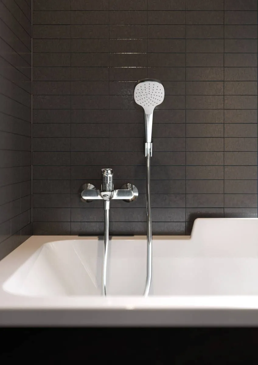 Душевой набор Hansgrohe Croma Select Е 26412400 белый/хром