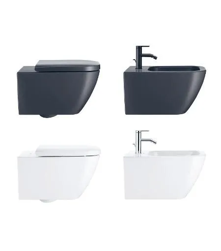 Подвесной унитаз Duravit Happy D.2 2222098900 54 см антрацит