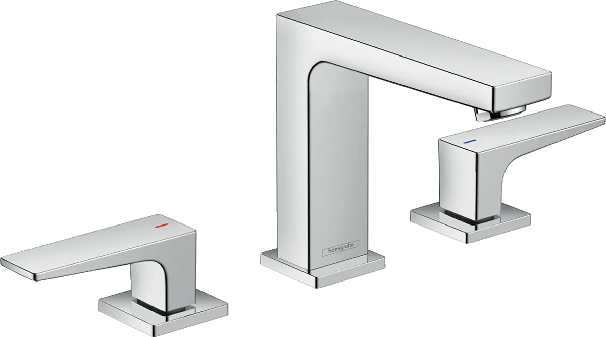 Смеситель для раковины на 3 отверстия с донным клапаном Hansgrohe Metropol 32514000 Хром