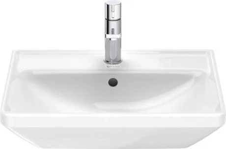 Раковина подвесная Duravit D-Neo 2366550000 550 мм х 440 мм, с переливом, с отверстием под смеситель, белая