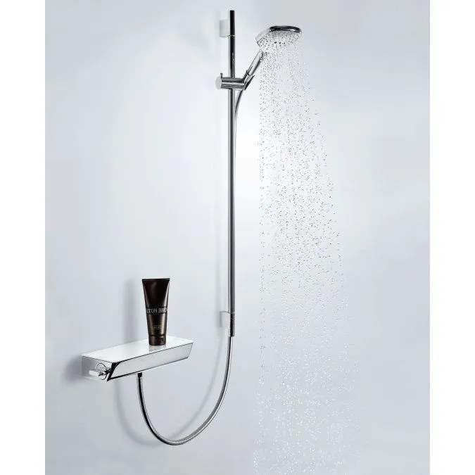 Душевой набор HANSGROHE Ecostat Select 27039400 с термостатом, ручным душем, штангой, Хром/Белый