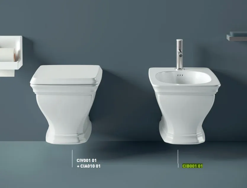 Биде повдесное ARTCERAM CIVITAS CIB001 03 00 360 мм х 540 мм, с отверстием под смеситель, с переливом, с креплением, чёрное глянцевое (Снимается с производства)