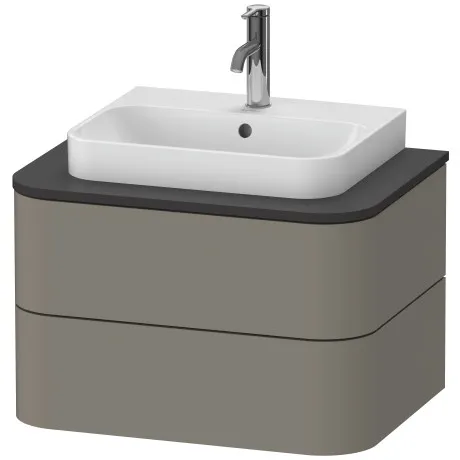 Тумба подвесная для консоли Duravit Happy D.2 Plus HP496009292 каменно-серый