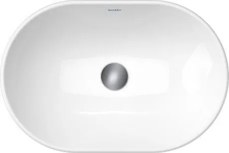 Раковина накладная Duravit D-Neo 2372600070 600 мм х 440 мм, без перелива, без отверстия под смеситель, белая