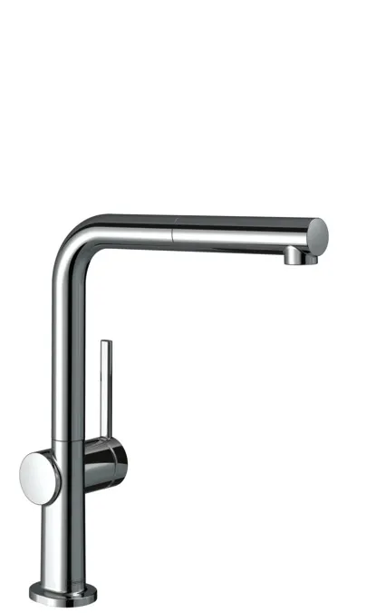 Кухонный смеситель однорычажный с вытяжным изливом Hansgrohe Talis M54 72809000 хром