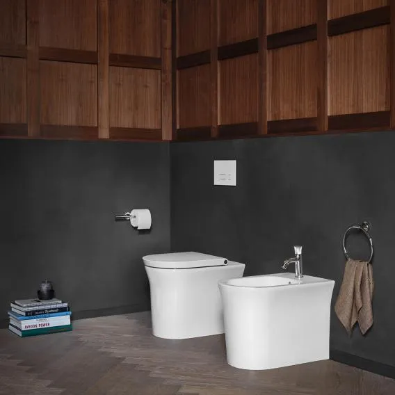 Напольное биде Duravit White Tulip 2293100000 370 мм х 580 мм, c отверстием под смеситель, с переливом, с креплением, белое
