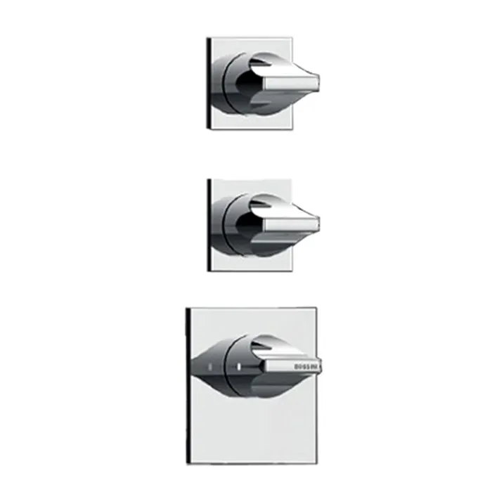 Наружная часть термостата High Flow для ванны BOSSINI APICE Z035203.030 с отдельными панелями, Хром