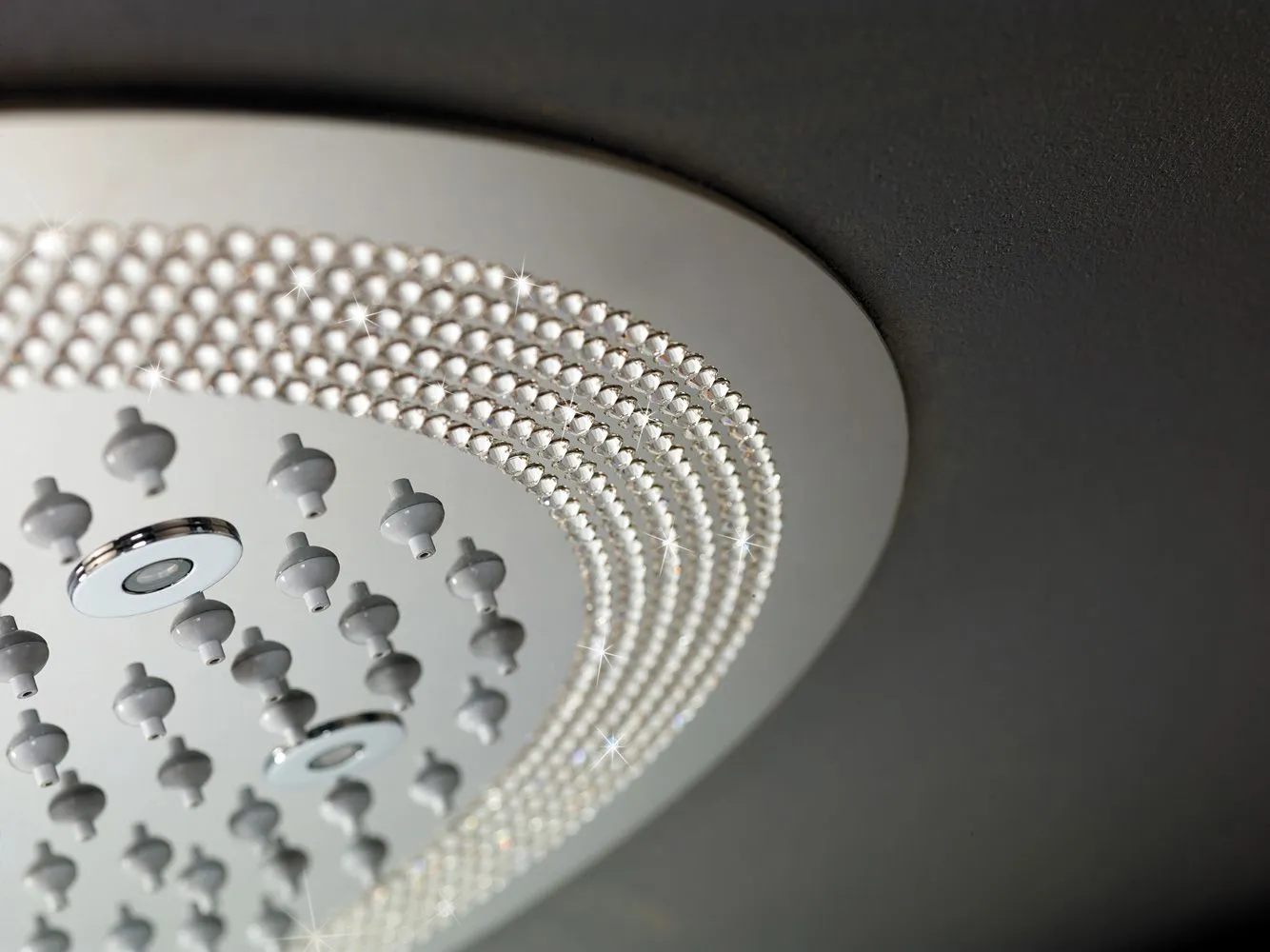 Верхний душ Bossini Dream Oki H37454 Хром с LED подсветкой