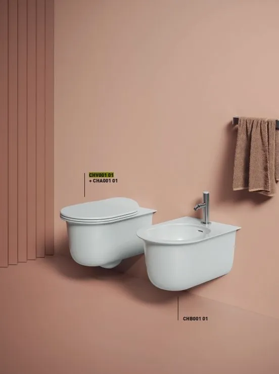 Сиденье для унитаза с крышкой ARTCERAM CHIC CHA001 01 71 soft-close, белый глянцевый/хром