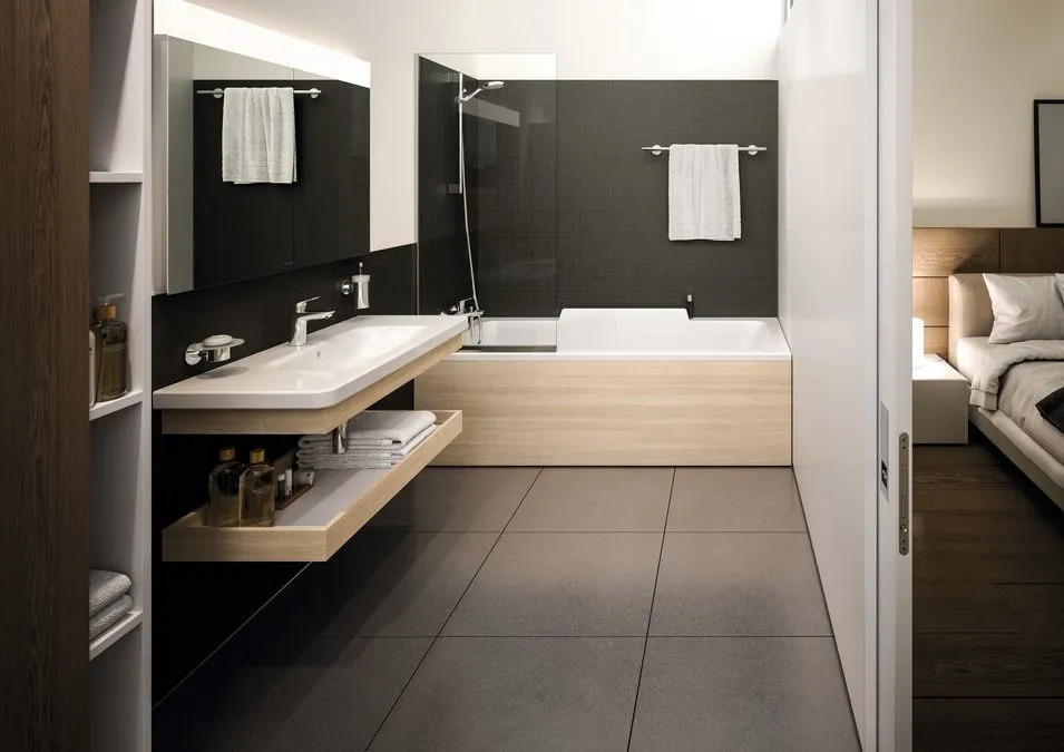 Смеситель для раковины Hansgrohe Logis 71104000 LowFlow со сливным гарнитуром хром