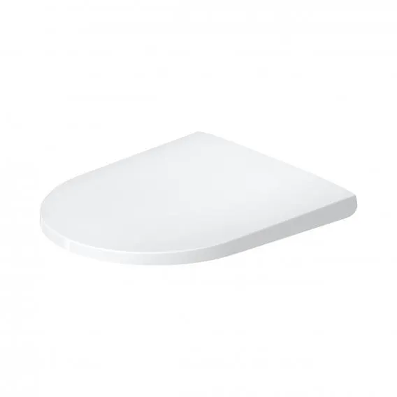 Унитаз подвесной + сиденье Duravit D-Neo Rimless 45770900A1 370 мм х 540 мм, с вертикальным смывом, без смывного края, с креплением Durafix, белый