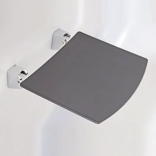 Складное сиденье Keuco Plan 14980 010051 хром, белый