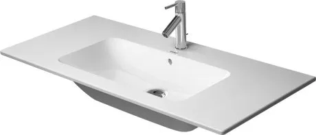 Раковина Duravit Me by Starck 23361000001 с 1 отверстием под смеситель, с переливом, с покрытием WonderGliss, белая 