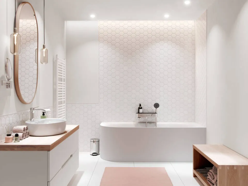 Термостат для ванны HANSGROHE ShowerTablet Select 400 24340700 цвет Белый матовый
