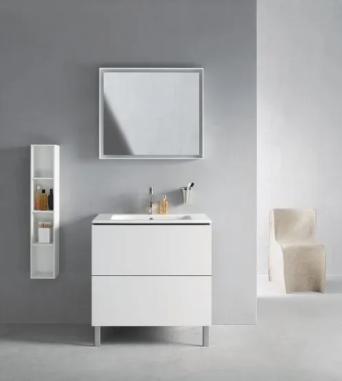 Тумба подвесная под раковину Duravit L-Cube LC624001818 белый матовый