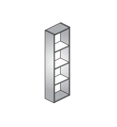 Полка для ванной комнаты BMT IKON 901 537 CMB 01 431   243х1090х172 мм, цвет Italian Walnut/Gres Noir Desir