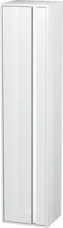 Шкаф высокий Duravit Ketho KT1255L2222 левый, с полками, белый глянцевый