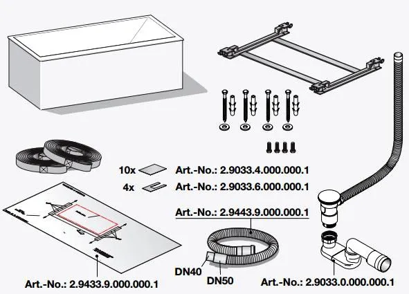 Свободностоящая  ванна  прямоугольная  Kartell by Laufen   2.2433.2.000.616.1   170x86 см, из материала  Sentec, с подсветкой перелива, с  подъемным механизмом, белая