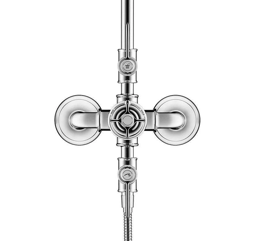 Душевая система с термостатом Showerpipe AXOR Montreux 16572000 Хром