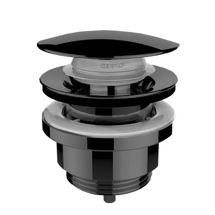 Донный клапан клик-клак для раковины Bossini Oki Z000301.073 Чёрный матовый