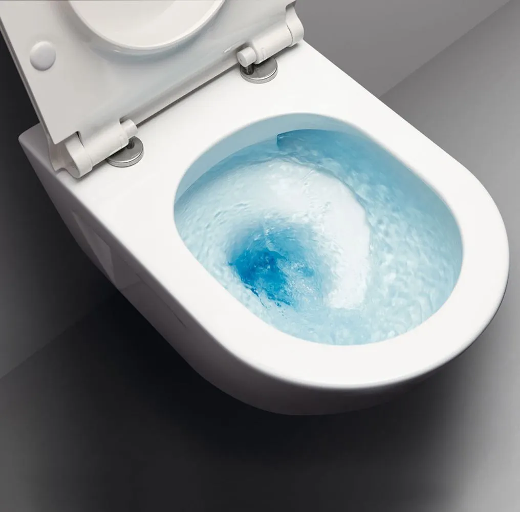Унитаз напольный GSI PURA 880609 630х360 мм, Swirlflush, со сливом в стену, для крепежа FVB, цвет Белый матовый