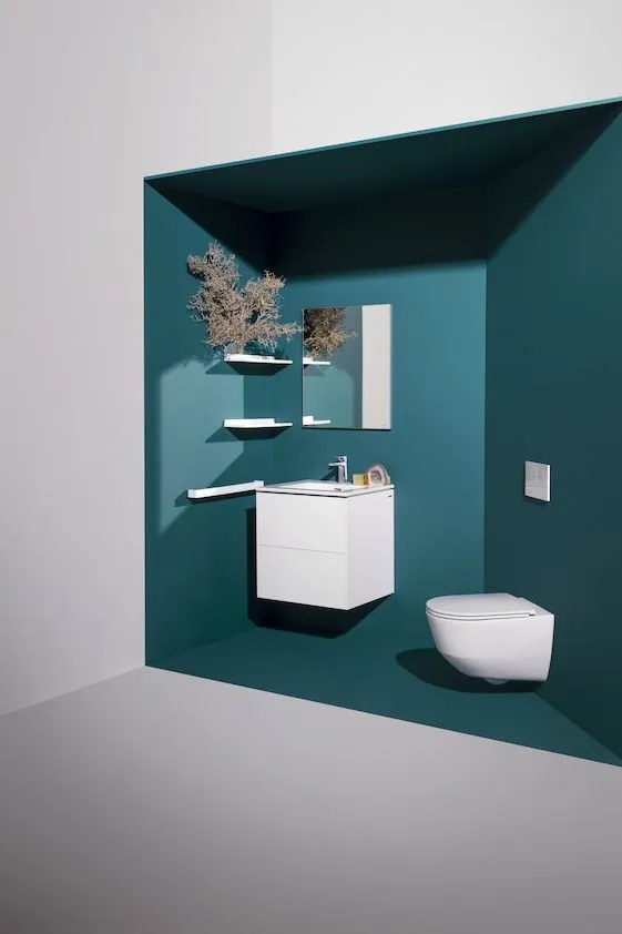 Полочка настенная  Kartell by Laufen  3.8533.0.090.000.1  45 см,  пластик, цвет плотный белый