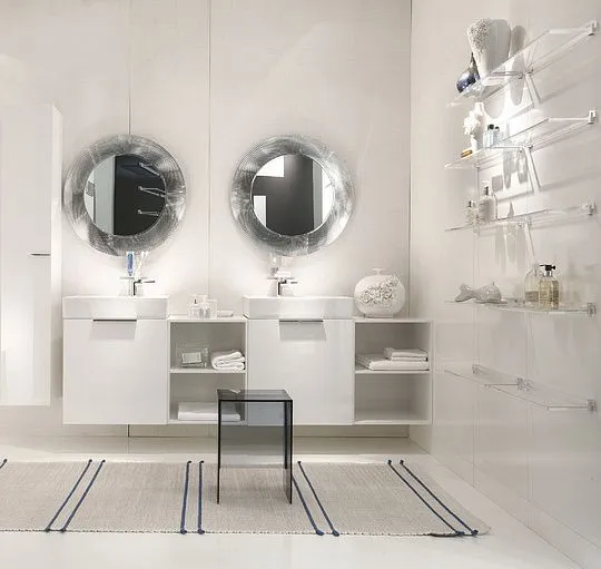 Полочка настенная  Kartell by Laufen  3.8533.0.093.000.1  45 см,  пластик розовый пудровый
