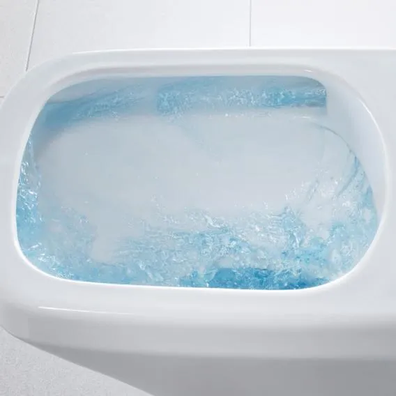 Унитаз подвесной с сиденьем Duravit DuraStyle Rimless 45710900A1 с вертикальным смывом, без смывного края, белый 