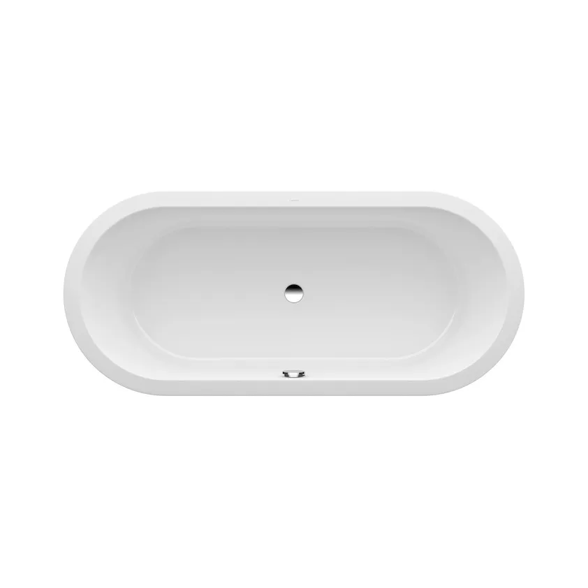 Встраиваемая  ванна  овальная   Laufen  Pro  2.4195.0.000.000.1 1800х800 мм,   из материала   Marbond,  с ножками, без рамы, белая