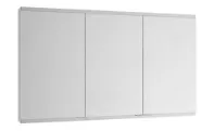 Зеркальный шкаф с подсветкой KEUCO Royal Modular 2.0 800311131100000 настенный, с тремя дверцами, серебристый анодированный