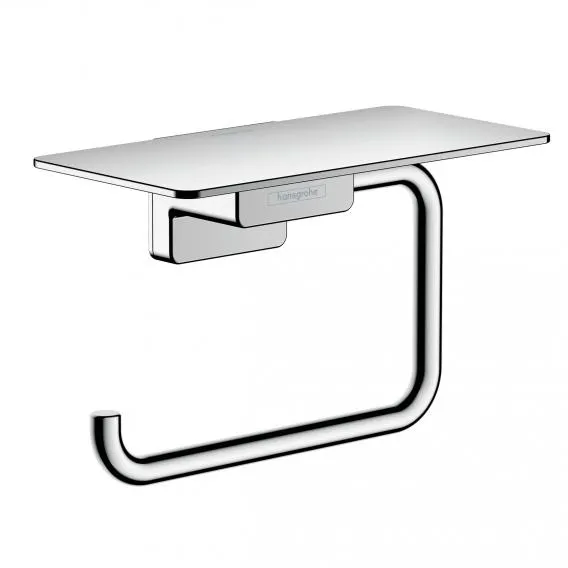 Держатель для туалетной бумаги с полкой HANSGROHE AddStoris 41772000 Хром