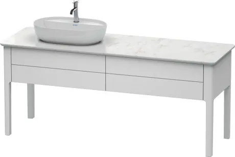 Тумба напольная под столешницу Duravit Luv LU9563L3636 белый