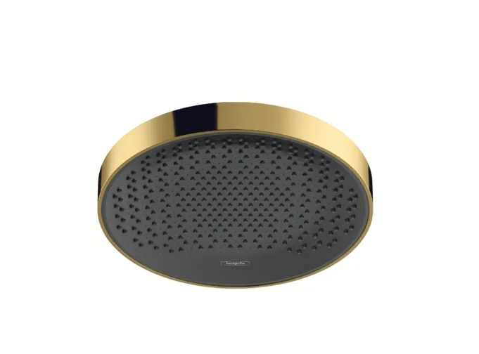 Верхний душ круглый настенный HANSGROHE Rainfinity 26231990 360, 1jet, цвет Полированное золото