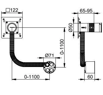 Bluetooth адаптер KEUCO Universal 59911 000000 Чёрно/Красный