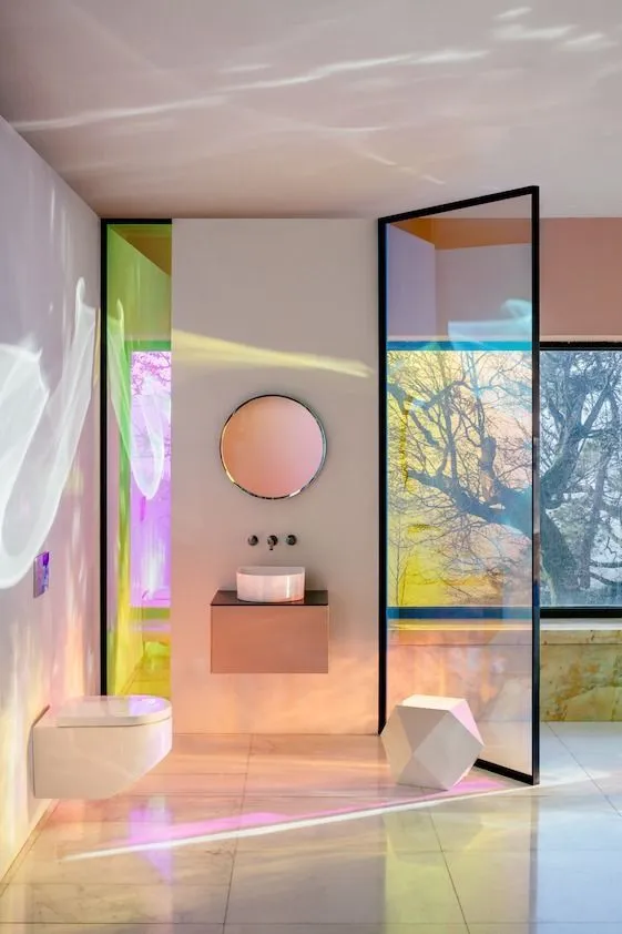 Керамический  полигедрон  Ikos ,  LAUFEN (Home collection)  8.7777.1.757.000.1, скульптура 350x350x350 мм,  SaphirKeramik, белый  матовый