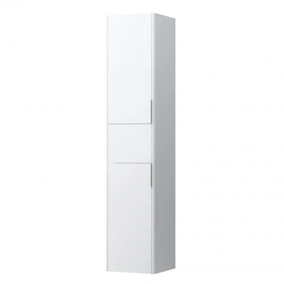 Высокий шкаф-пенал  Laufen  Base  4.0271.1.110.261.1    165 см, 1 ящик, 2 дверцы с ручками, петли слева, белый глянцевый