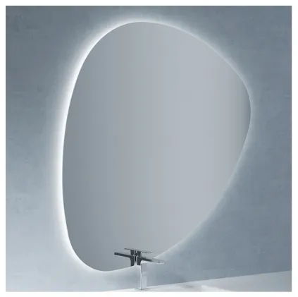 Зеркало с LED подсветкой BMT GALAXY 801427087010/801999000050  870х920х30 мм