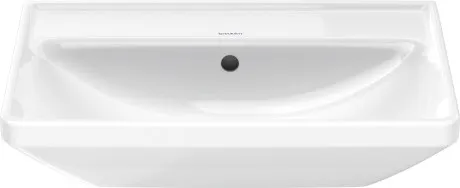 Раковина подвесная Duravit D-Neo 2366600060 600 мм х 440 мм, с переливом, без отверстия под смеситель, белая