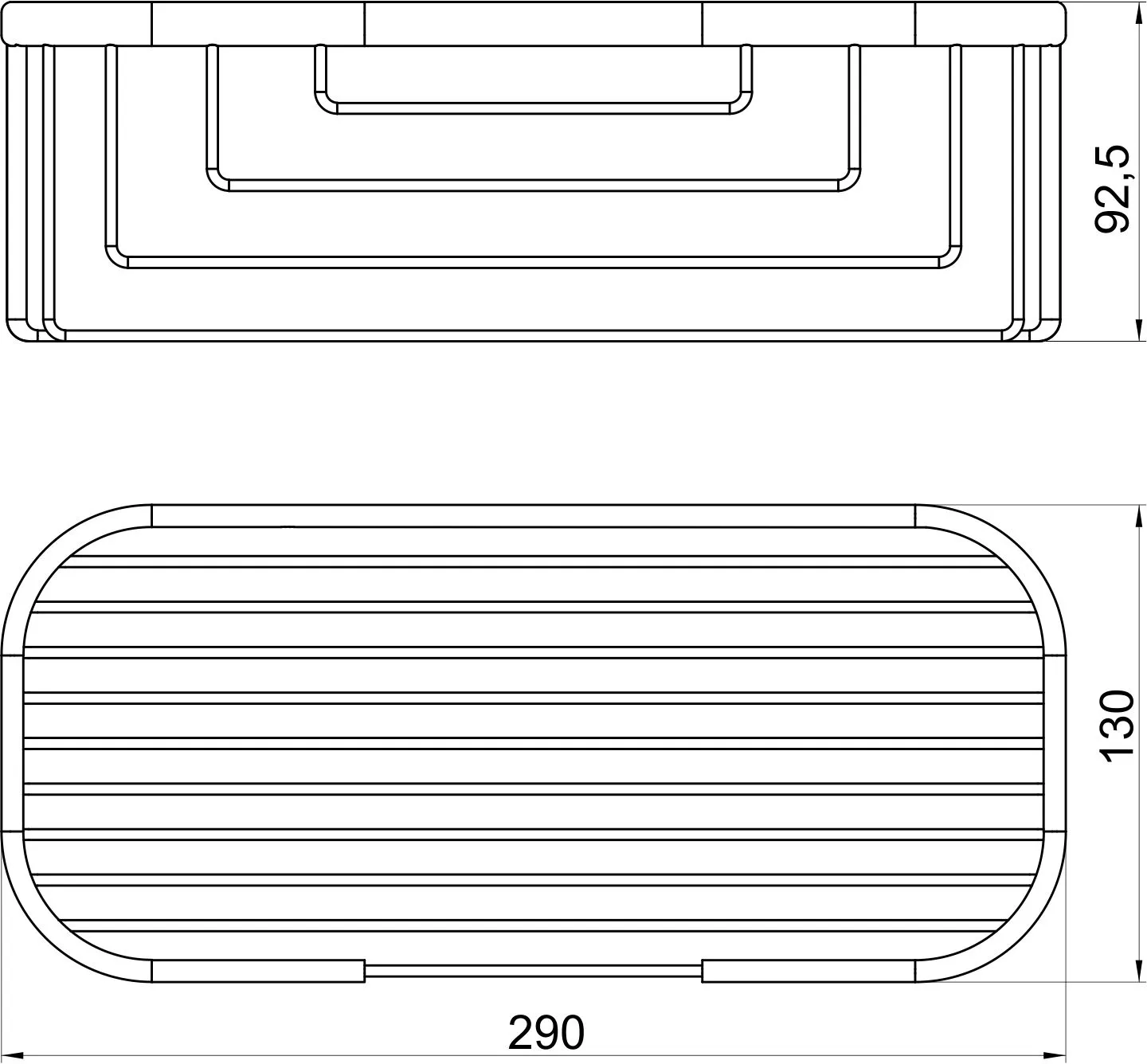 Решетчатая полка Novaservis Metalia Wire programme 6085.0 хром