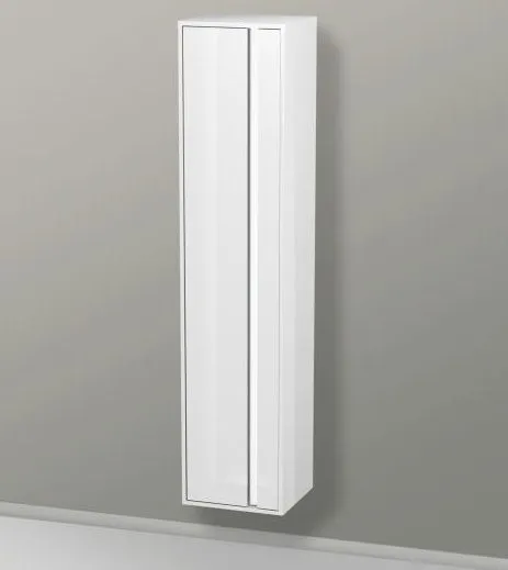 Шкаф высокий Duravit Ketho KT1255L2222 левый, с полками, белый глянцевый