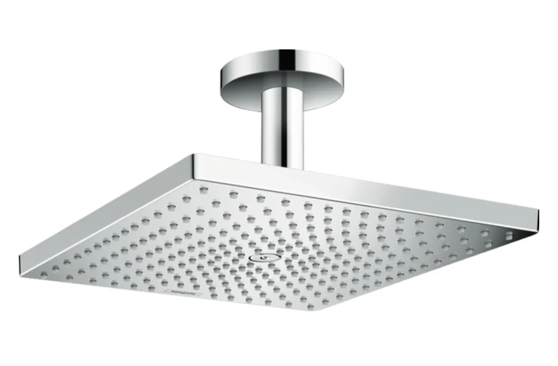 Верхний душ квадратный с потолочным держателем HANSGROHE Raindance Е 26251000 300, 1jet, цвет Хром
