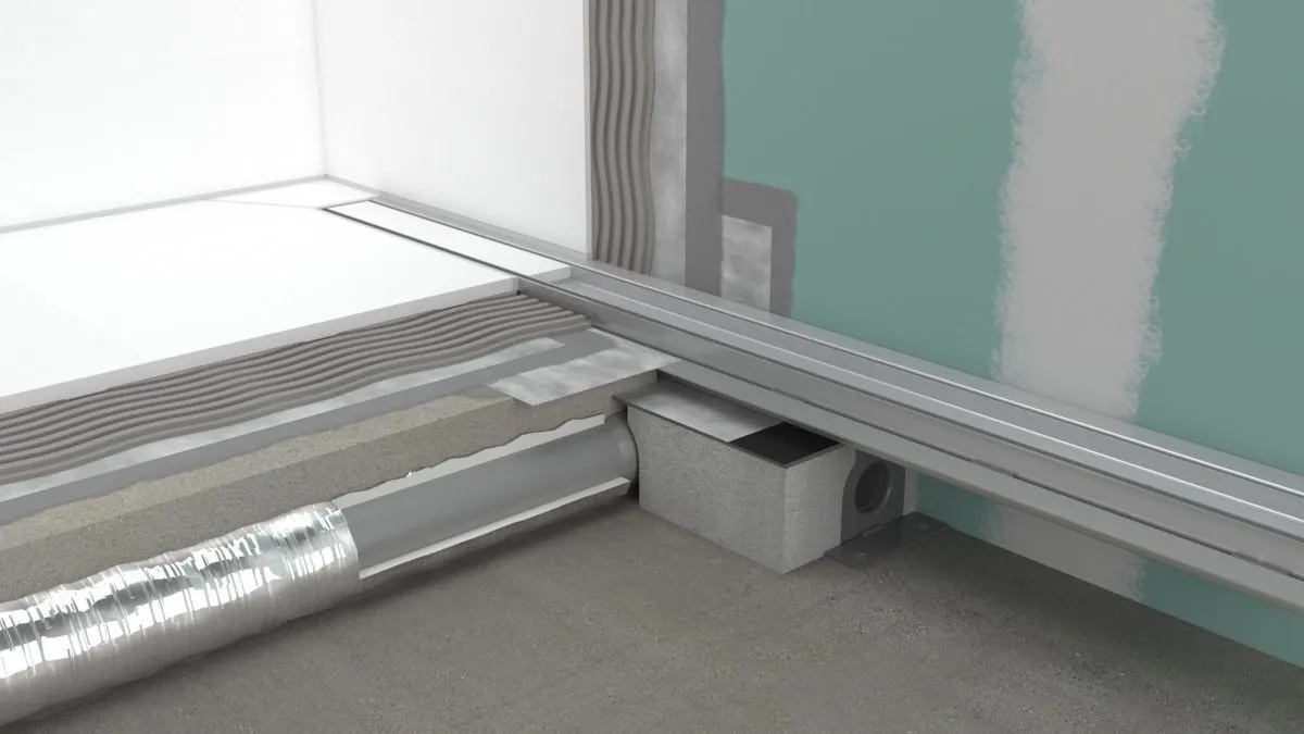 Внешняя часть линейного слива для душа HANSGROHE RainDrain Match 56036670 600 мм, c регулировкой по высоте, матовый чёрный